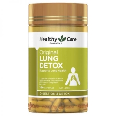 Healthy Care Original Lung Detox -Thực phẩm chức năng Viên uống giải độc phổi 180 viên