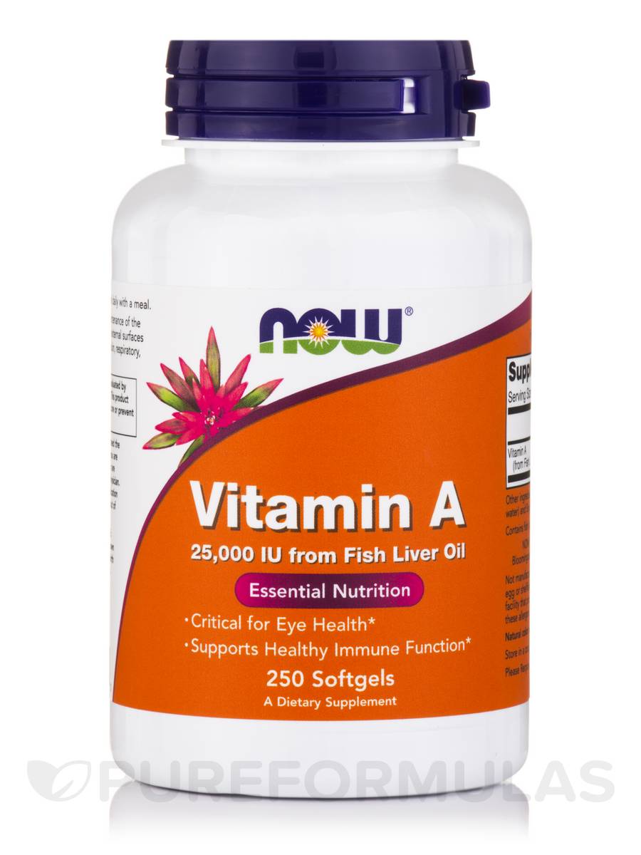 Now foods vitamin a essential nutrition 25000 iu- bổ sung vitamin a cho cơ thể, 250 viên