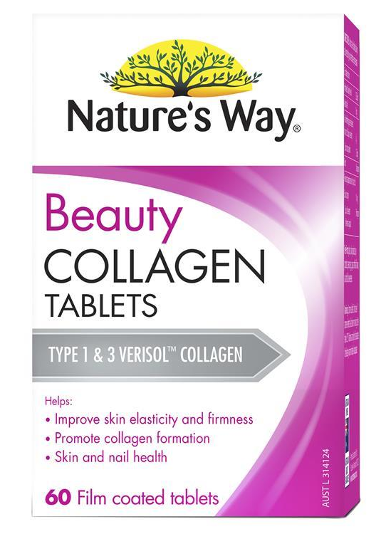 Viên Uống Đẹp Da Beauty Collagen Nature’s Way Của Úc, 60 viên