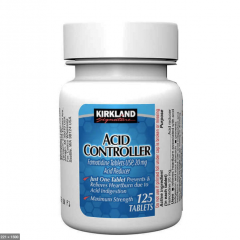 Viên uống kiểm soát axit, giảm chứng ợ nóng Kirkland Signature Maximum Strength Acid Controller 125 viên