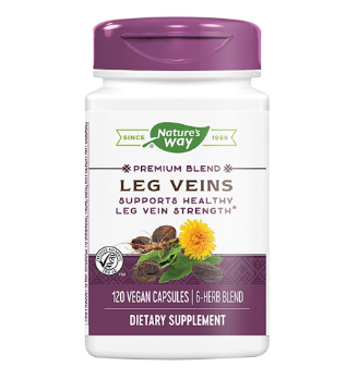 Hỗ trợ điều trị suy giãn tĩnh mạch chân, chuột rút về đêm Legs Veins 435 mg 120 viên