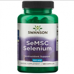 Swanson Selenium – viên uống bố sung selenium chống lão hóa da, tăng cường sức khỏe toàn diện 120 viên