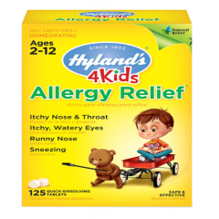 Hyland’s Allergy Relief 4kids : Cải thiện dị ứng đường hô hấp dành cho trẻ từ 2- 12 tuổi, 125 viên