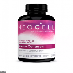 Viên Uống Trẻ Hóa Da, Tái Tạo Da Hư Tổn Neocell Marine Collagen 2000mg của Mỹ 120 Viên