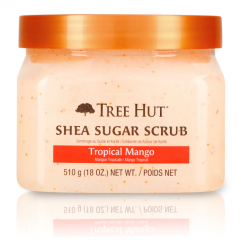 TREE HUT Tẩy Tế Bào Chết Tree Hut Shea Sugar Scrub Tropical Mango Da Trắng Sáng Tự Nhiên 510g