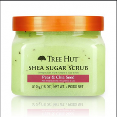Tẩy Tế Bào Chết Toàn Thân TREE HUT Chiết Xuất Lê & Hạt Chia 510g Shea Sugar Scrub - Pear & Chia Seed