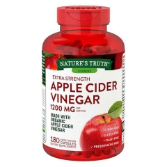 Viên Uống Giấm Táo Hữu Cơ Nature’s Truth Apple Cider Vinegar 1200mg 180 viên