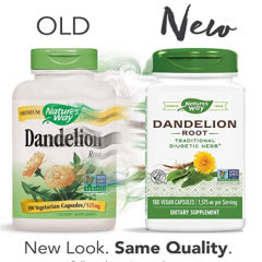 Viên Uống Lợi Tiểu Nature's Way Dandelion Root 1,575 mg 180 Viên