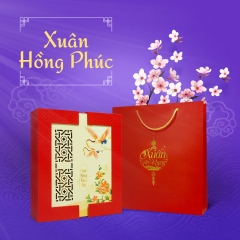 Hộp quà Tết - Xuân Hồng Phúc