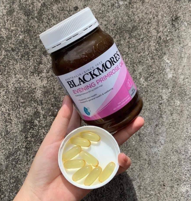 Blackmores evening primrose oil 190 viên tinh dầu hoa anh thảo cung cấp axit béo thiết yếu và omega6 giúp cân bằng hormone nữ