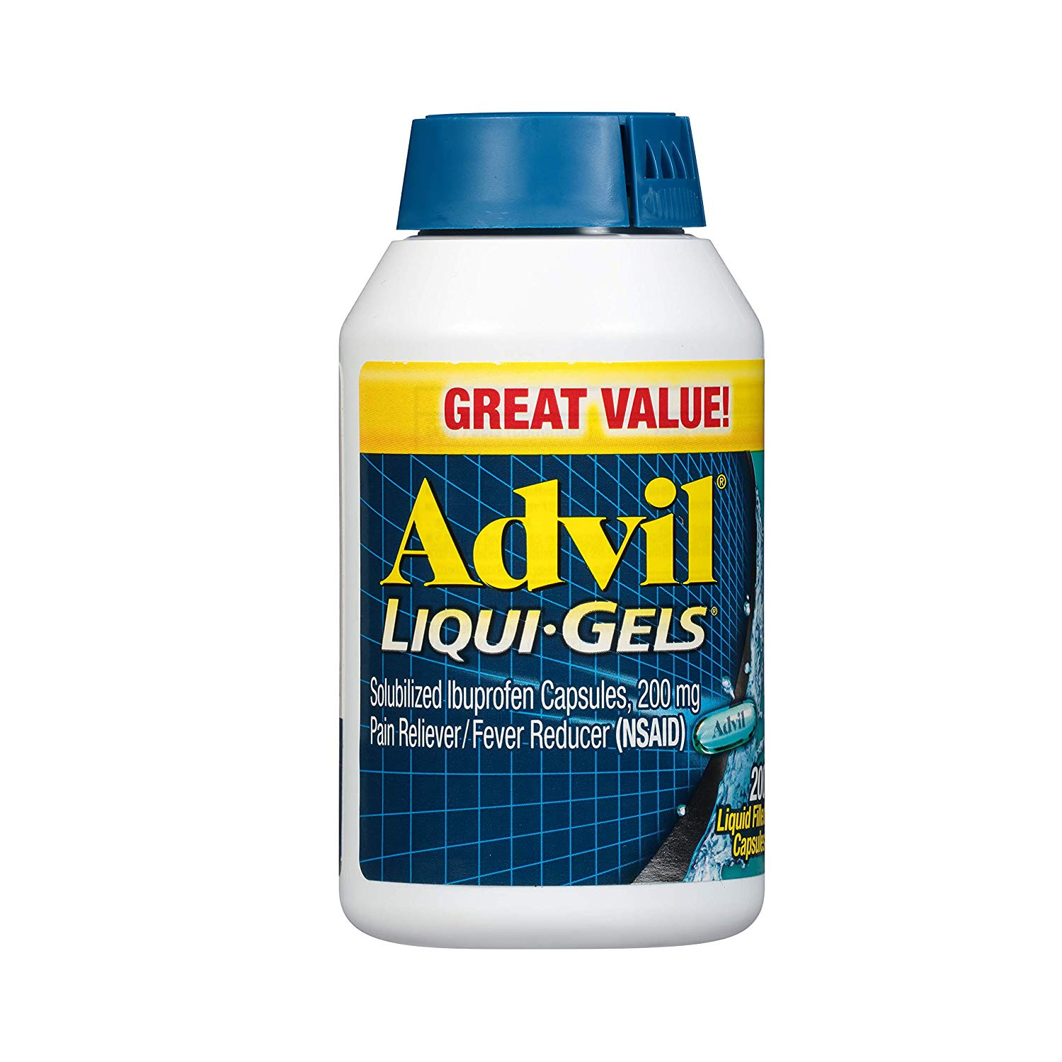 Viên uống giúp giảm đau hiệu quả Advil Liqui Gels 200 viên