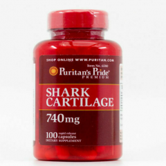 Viên uống hỗ trợ xương khớp sụn vi cá mập Puritan’s Pride Shark Cartilage 740mg 100 viên