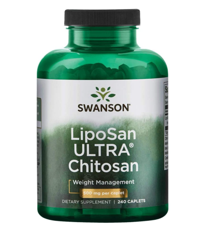 Thành phần chính của swanson liposan ultra chitosan là chitosan có thể ức chế sự hấp thụ cholestsrol của ruột non