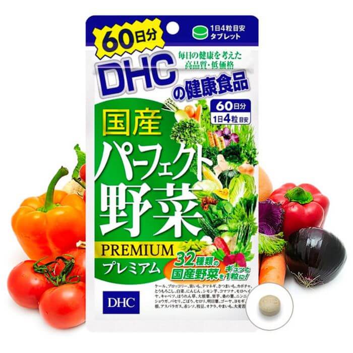 Bổ sung Rau Xanh DHC Perfect Vegetable -Premium Japanese Harvest (60 Ngày)