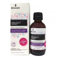 Brauer Baby & Child Immunity Support Siro tăng sức đề kháng trẻ 1-12 tuổi 100ml