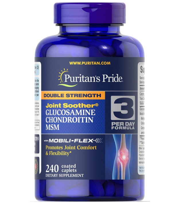 Viên uống bổ xương khớp của mỹ puritan pride glucosamine chondroitin msm 120 viên