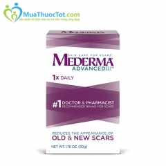 Kem trị sẹo Mederma Advance 50g- Làm mờ vết sẹo nhanh chóng.