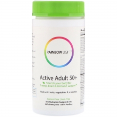 Rainbow Light Active Adult 50+ Bổ Sung Vitamin cho người trên 50 tuổi.