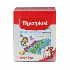 Băng cá nhân TIGERPLAST® ANIMAL KINGDOM- Băng vết thương và có nhiều kiểu hình phù hợp cho trẻ em- hộp 10x8pcs.