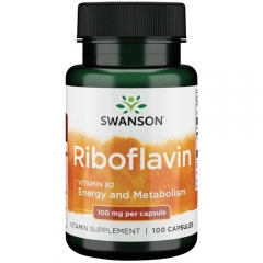 Swanson Viên uống bổ sung vitamin B2 Riboflavin của Mỹ hộp 100 viên