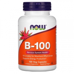 Viên Uống Bổ Sung Vitamin Now B-100 Tốt Cho Hệ Thần Kinh 100 Viên