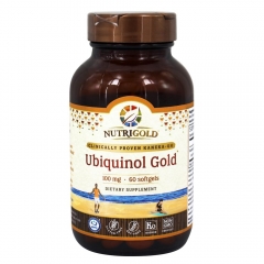 NutriGold Ubiquinol Gold Hỗ trợ năng lượng tim mạch và tế bào 100mg (60 Softgels)