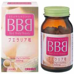 Viên uống nở ngực BBB Best Beauty Body Orihiro Nhật Bản giúp tăng kích thước và săn chắc ngực - 300 viên/hộp