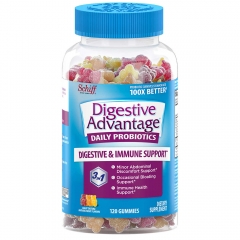 Kẹo dẻo hỗ trợ hệ tiêu hóa cho trẻ Schiff Digestive Advantage Probiotic 120 viên