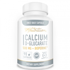 Calcium Canxi D-Glucarate 500 mg- viên uống hỗ trợ tăng cường khả năng miễn dịch, giúp giảm viêm,giúp da sáng hơn và giúp cơ thể bạn loại bỏ độc tố- 90 viên/1 hộp.
