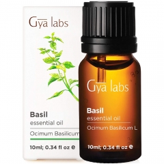 Tinh dầu húng quế Gya Labs Basil 10ML - Cải thiện sự tập trung tổng thể và giúp giảm căng thẳng và đau đầu.