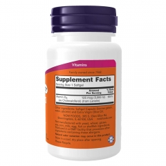 NOW Foods High Potency Vitamin D-3 5000 IU: Viên uống bổ sung Vitamin D3 cho cơ thể, 240 viên