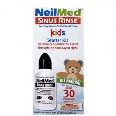 Neilmed sinus rinse- Bộ dụng cụ giúp vệ sinh mũi hàng ngày dành cho trẻ em- 30 gói/1 hộp.