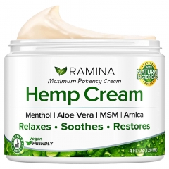 Ramina Natural Hеmp Extract Cream 120 mL - Kem Giảm Đau Cơ Khớp Lưng.