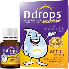 Vitamin D3 Ddrops Booster 600 IU Giúp Xương Bé Chắc Khoẻ 2.8ml