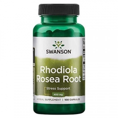Swanson Full Spectrum Rhodiola Rosea Root- Giúp duy trì mức năng lượng cho cơ thể người lớn- 100 viên nang/1 hộp.