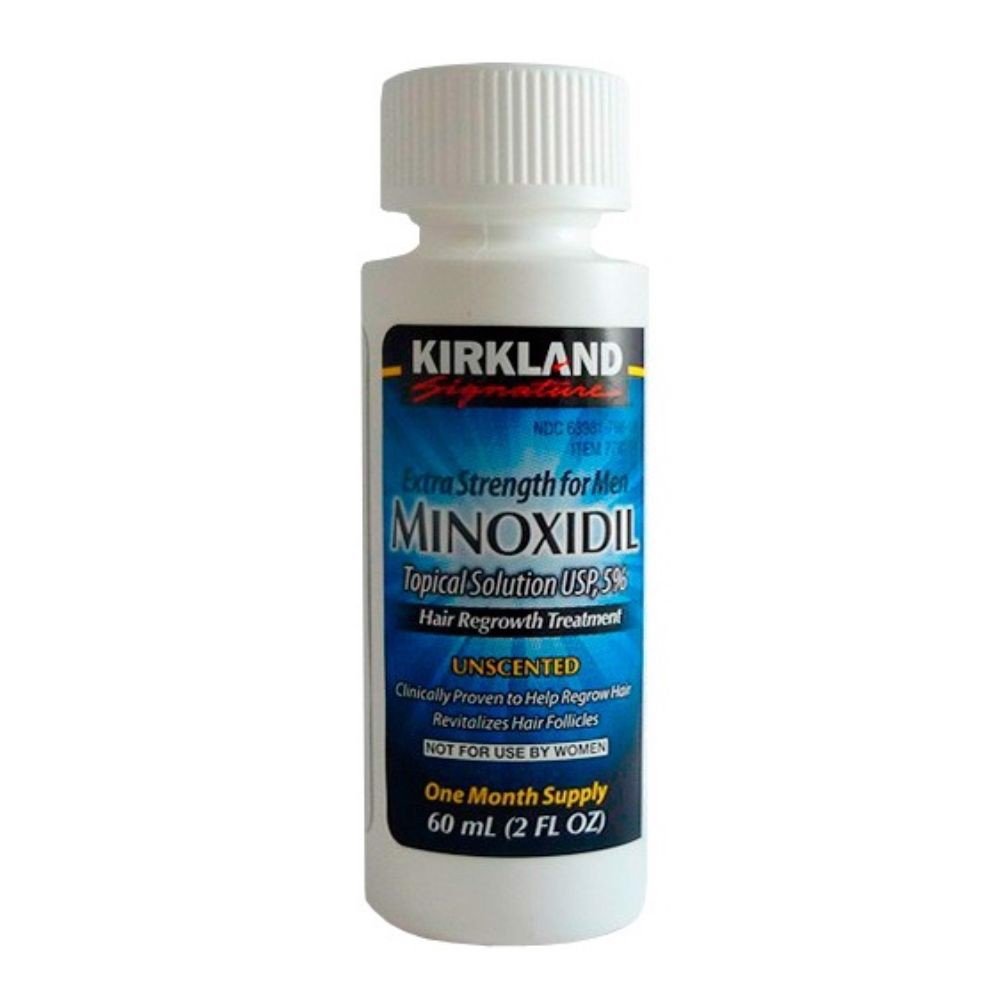 Dung dịch mọc tóc Minoxidil 5% Kirkland của Mỹ chống rụng tóc và hói đầu cho nam giới, hộp gồm 6 chai