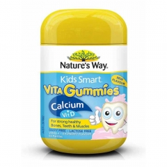Nature’s Way Kids Smart Vita Gummies Calcium & Vitamin D – Kẹo Bổ Sung Calcium Cho Bé 60 Viên