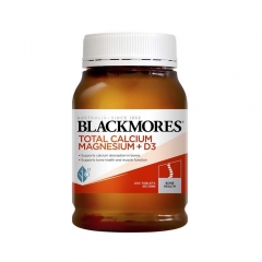 Viên uống Blackmores Total Calcium & Magnesium + D3 200 viên.