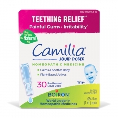 Boiron Camilia Teething Relief giảm đau, hỗ trợ quá trình mọc răng của bé, 30 ống