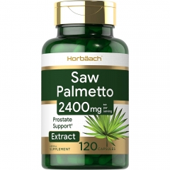 Saw Palmetto Extract 2400mg- viên uống bổ sung tuyến tiền liệt cho nam giới- 120 viên/1 hộp.