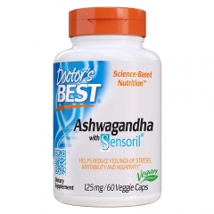 Doctor's Best Ashwagandha 60 viên - Viên uống hỗ trợ cải thiện bệnh nan y