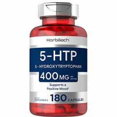 Horbaach 5-HTP Supplement 400mg 180 viên - Giúp giảm stress, điều hòa cảm xúc, suy nhược và ổn định giấc ngủ