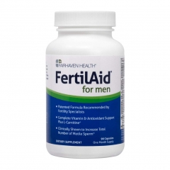 FertilAid for Men, hỗ trợ sinh sản nam giới, tăng khả năng có con hộp 90 viên