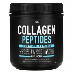 Bột collagen Sports Research, Collagen Peptides Type 1 & 3 của Mỹ - Dễ dàng khi bổ sung, hấp thu tốt