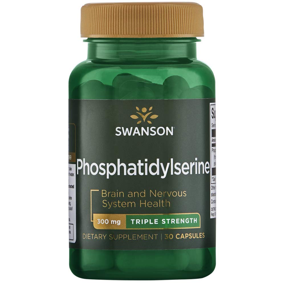 Swanson Phosphatidylserine 300mg 30 viên - Viên uống hỗ trợ chức năng não bộ.