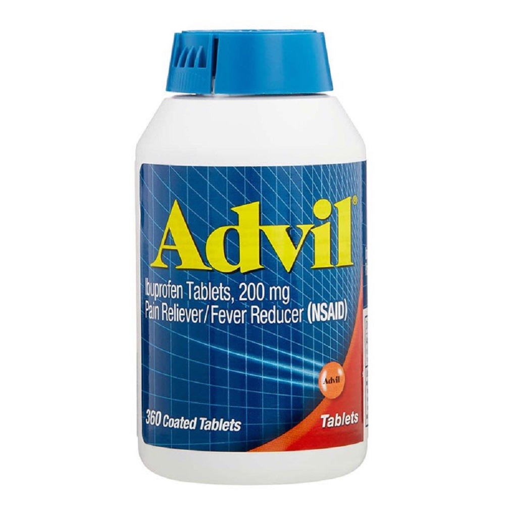 Viên Uống Giảm Đau Hạ Sốt Advil của Mỹ 200mg hộp 360 viên