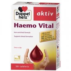 Doppelherz Aktiv Haemo Vital 30 viên - Thực phẩm bổ sung sắt
