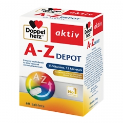 Doppelherz Aktiv A-Z Depot 60 viên - Viên uống bổ sung Vitamin tổng hợp
