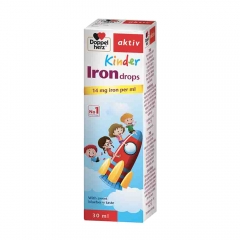 Doppelherz Kinder Iron Drops 30mL - Siro bổ sung sắt cho trẻ em