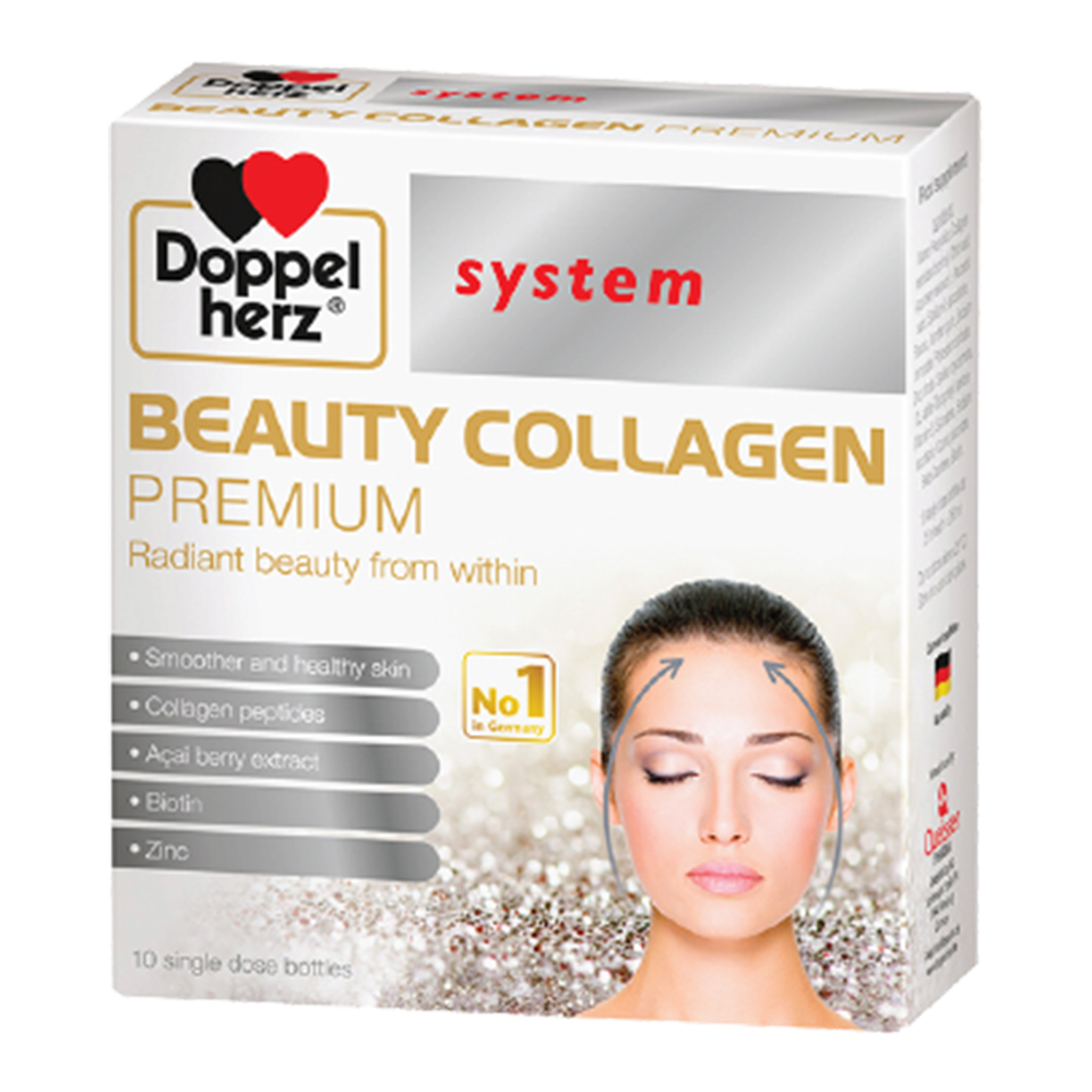 Doppelherz Beauty Collagen 10 ống - Nước uống giữ vẻ đẹp thanh xuân